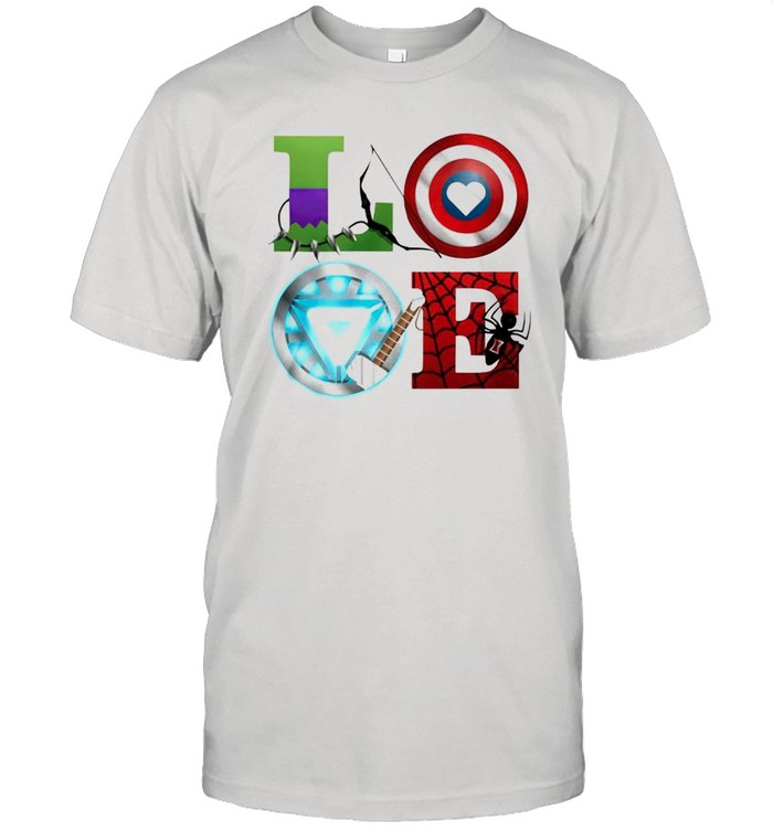 Love Marvel Avengers T-Shirt