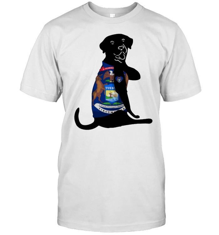 Love Michigan Dog T-Shirt