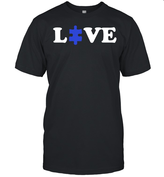 Love Puzzle Piece Autism Awareness T-Shirt