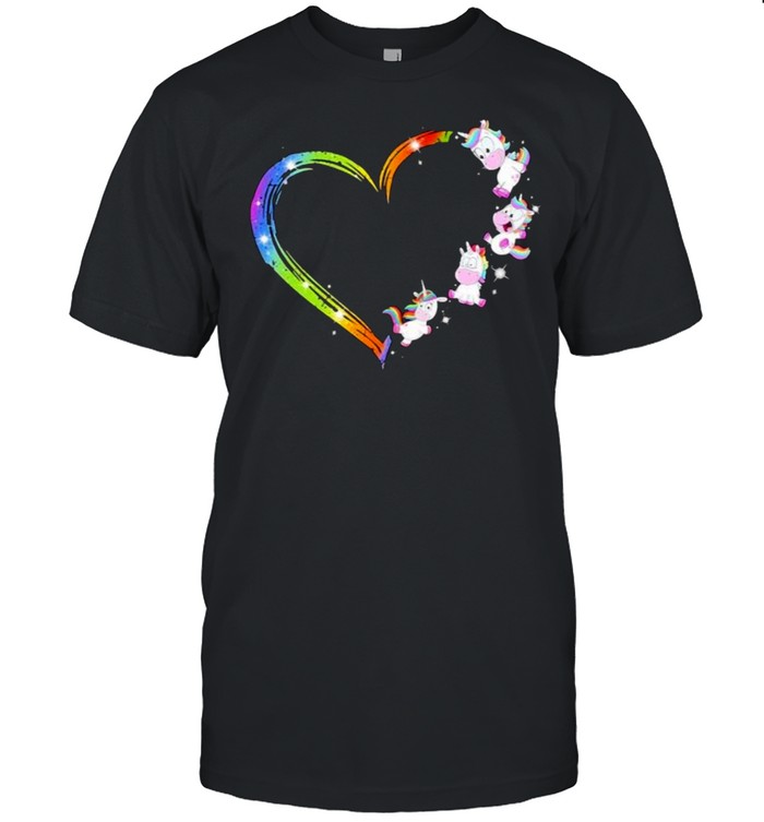 Love Unicorn Lgbt Pride T-Shirt