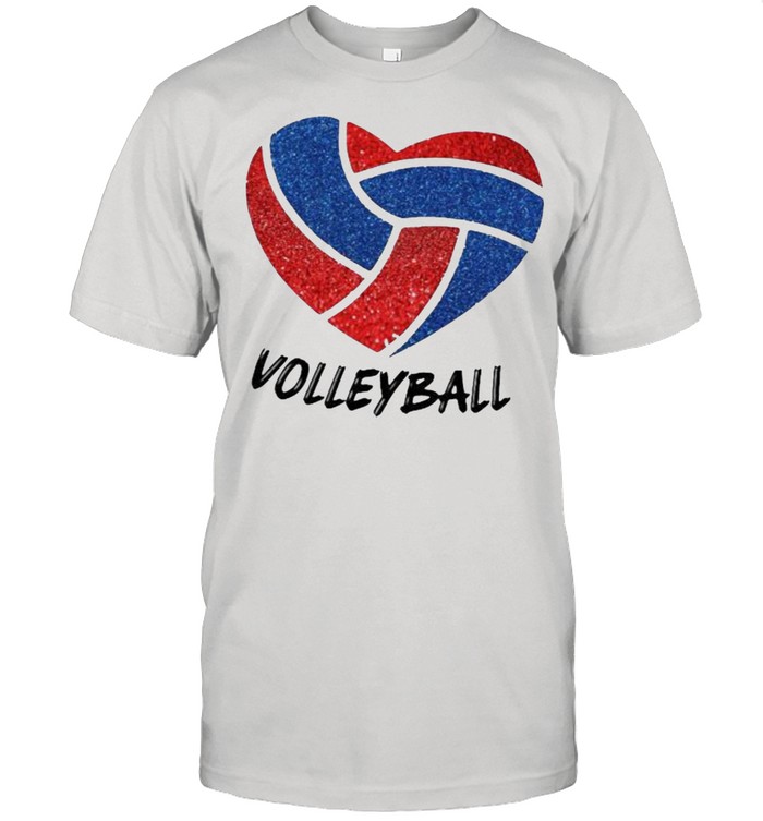 Love Volleyball Heart T-Shirt