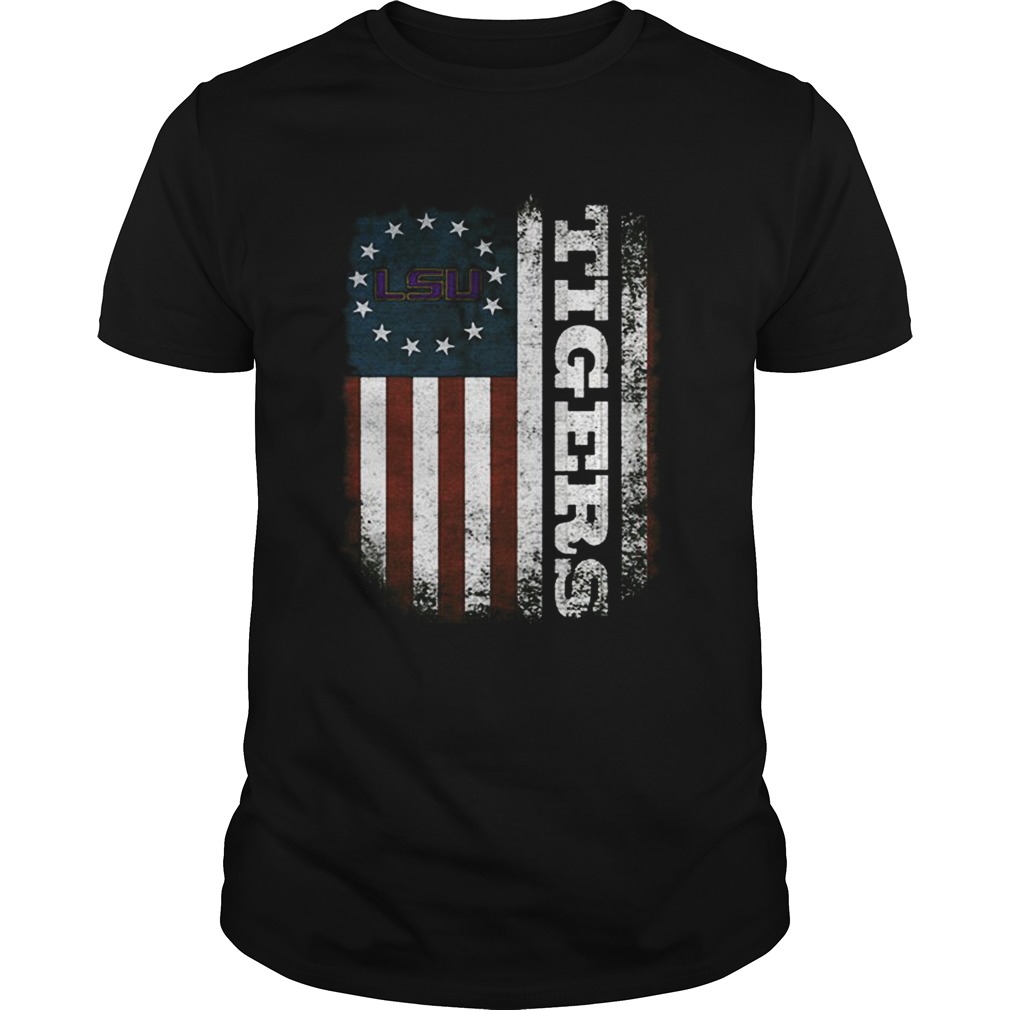 Lsu Tigers Betsy Ross Flag T-Shirt