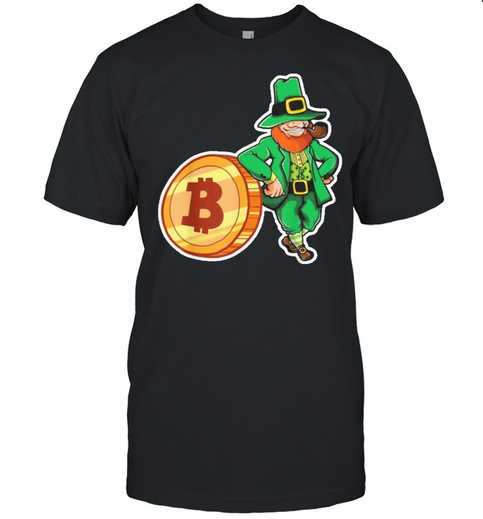 Lucky St Patricks Day Irish Bitcoin T-Shirt