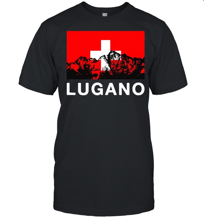 Lugano Switzerland Swiss Flag T-Shirt Lugano Switzerland Swiss Flag T-Shirt