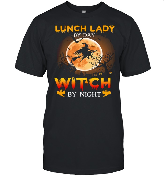Lunch Day By Day Witch By Night Halloween T-Shirt