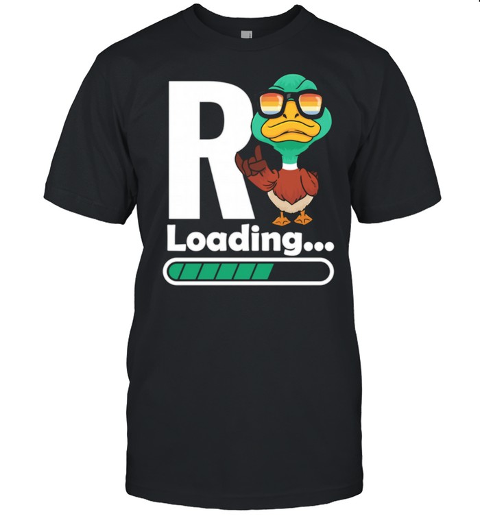 Lustiges Rente Loading Ente Wortspiel Ruhestand T-Shirt