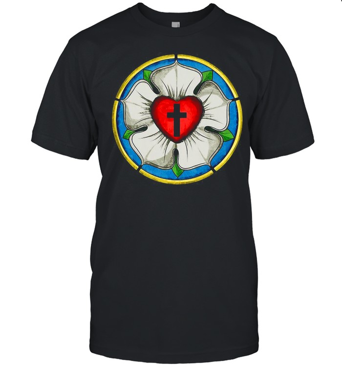 Luther Rose Seal Lutheran Symbol Christian Cross T-Shirt