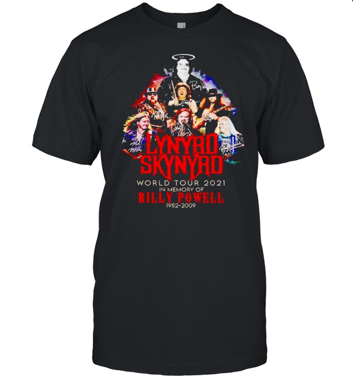 Lynyrd Skynyrd World Tour 2021 In Memory Of Billy Powell T-Shirt