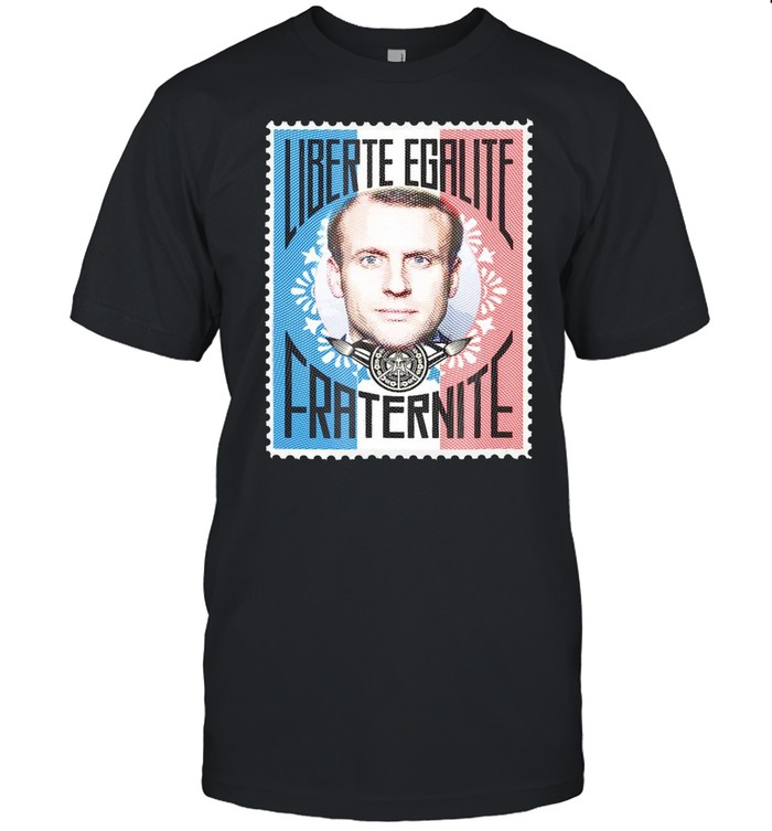 Macron France Postage Stamp T-Shirt Macron France Postage Stamp T-Shirt