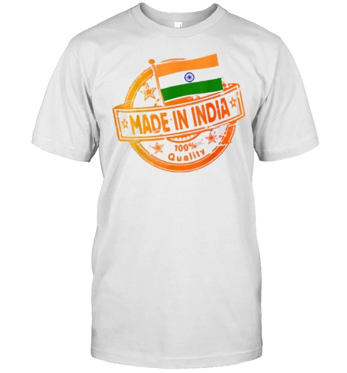 Made In India Flag T-Shirt