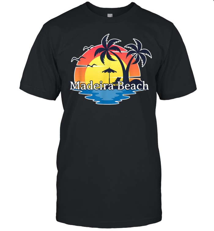 Madeira Beach Florida Retro Sunset Vacation T-Shirt Madeira Beach Florida Retro Sunset Vacation T-Shirt