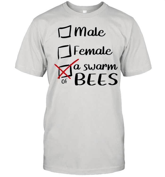 Male Female A Swarm Of Bees T-Shirt