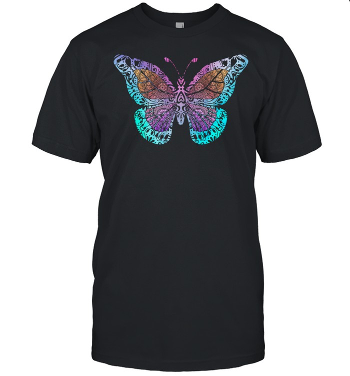 Mandala Butterfly Boho T-Shirt