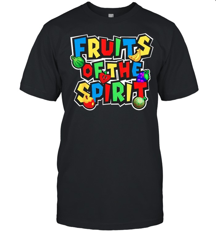 Mario Fruits Of The Spirit T-Shirt Mario Fruits Of The Spirit T-Shirt