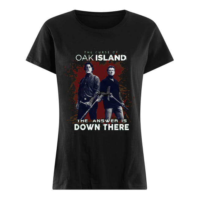 Marty Lagina And Rick Lagina The Curse Of Oak Island The Answer Is Down There T-Shirt