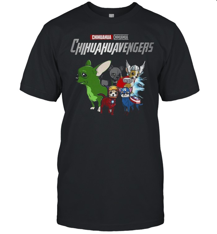 Marvel Avengers Chihuahua Avengers T-Shirt Marvel Avengers Chihuahua Avengers T-Shirt