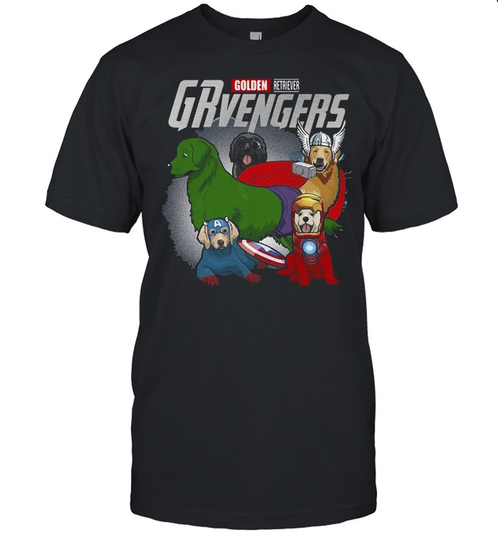 Marvel Avengers Golden Retriever Avengers T-Shirt Marvel Avengers Golden Retriever Avengers T-Shirt