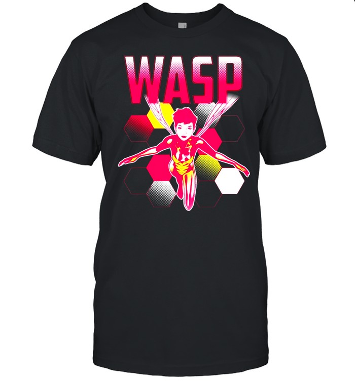 Marvel Avengers Wasp Honeycomb Portrait T-Shirt
